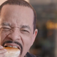 Illustration for article titled Our long national nightmare ends as Ice-T eats bagelem/em